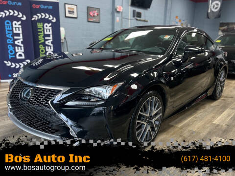 2016 Lexus RC 350 for sale at Bos Auto Inc in Quincy MA