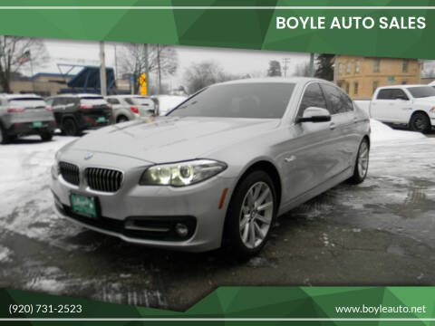 2015 BMW 5 Series for sale at Boyle Auto Sales in Appleton WI