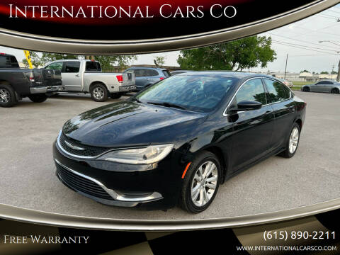 2016 Chrysler 200 for sale at International Cars Co in Murfreesboro TN
