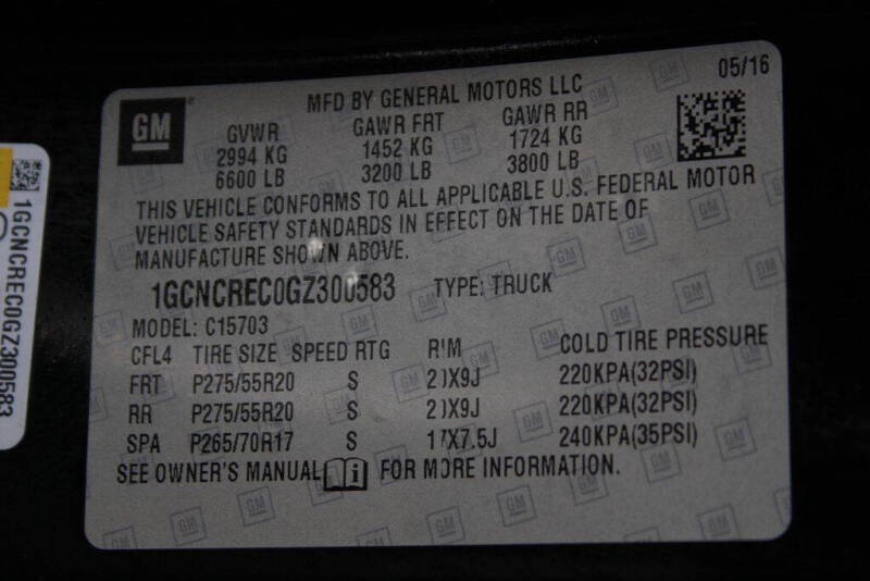 2016 Chevrolet Silverado 1500