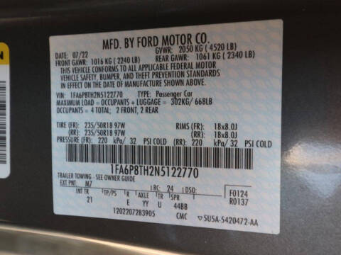 2022 Ford Mustang EcoBoost