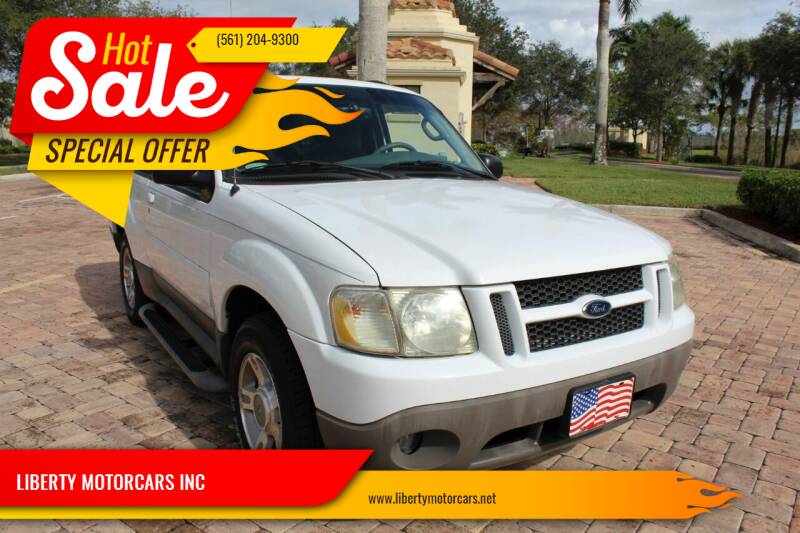 2003 Ford Explorer Sport for sale at LIBERTY MOTORCARS INC in Royal Palm Beach FL