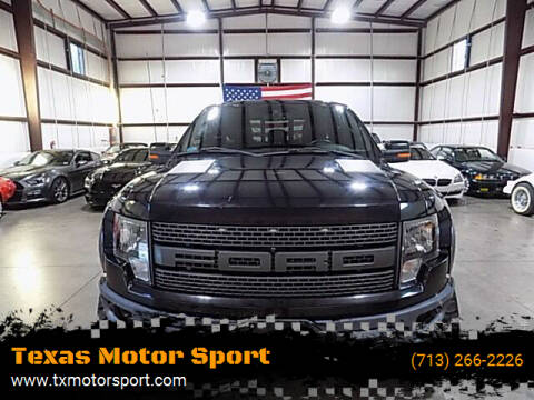 2012 Ford F-150 for sale at Texas Motor Sport in Houston TX