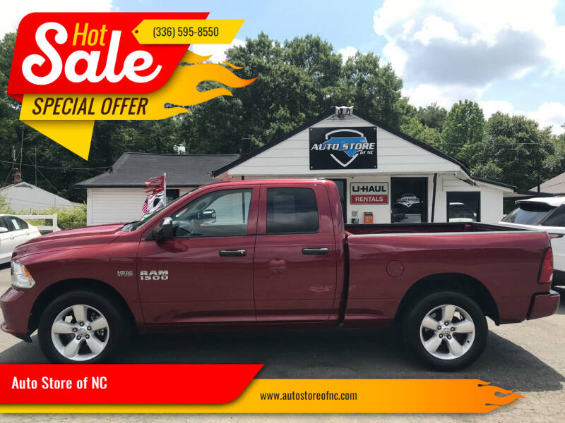 2014 RAM 1500 for sale at Auto Store of NC in Walkertown NC
