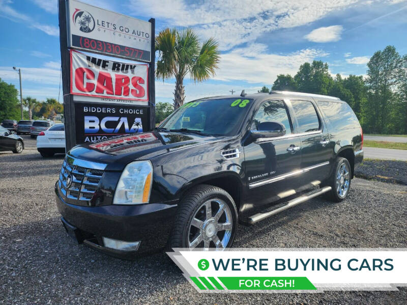 2008 Cadillac Escalade ESV for sale at Let's Go Auto Of Columbia in West Columbia SC