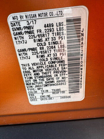 2017 Nissan Rogue SL