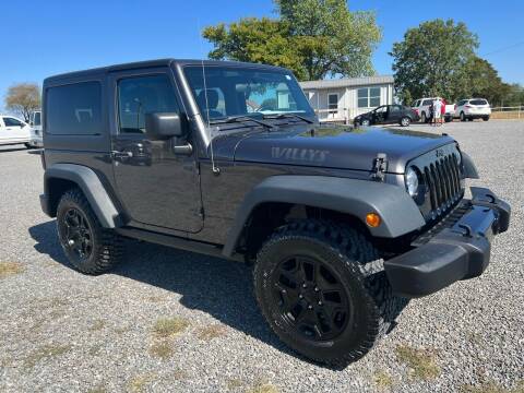 2018 Jeep Wrangler JK for sale at RAYMOND TAYLOR AUTO SALES in Fort Gibson OK