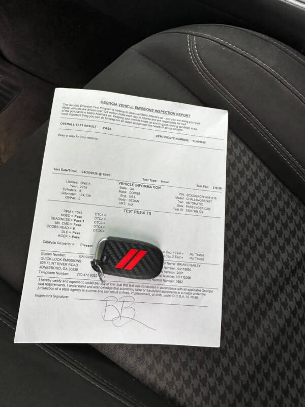 2015 Dodge Challenger SXT