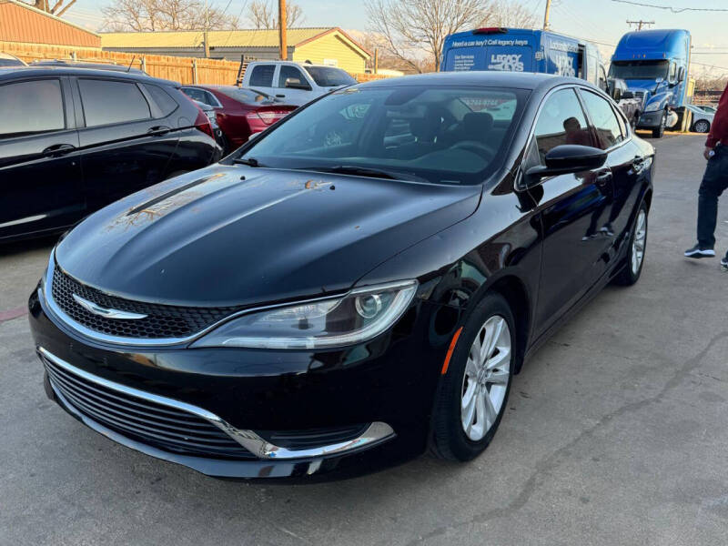 2015 Chrysler 200 for sale at Tex-Mex Auto Sales LLC in Lewisville TX