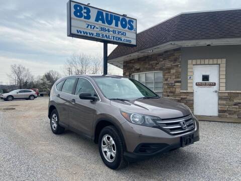 2013 Honda CR-V for sale at 83 Autos in York PA