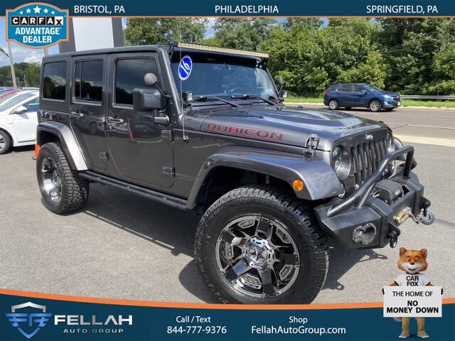 2016 Jeep Wrangler Unlimited for sale at Fellah Auto Group in Bristol PA