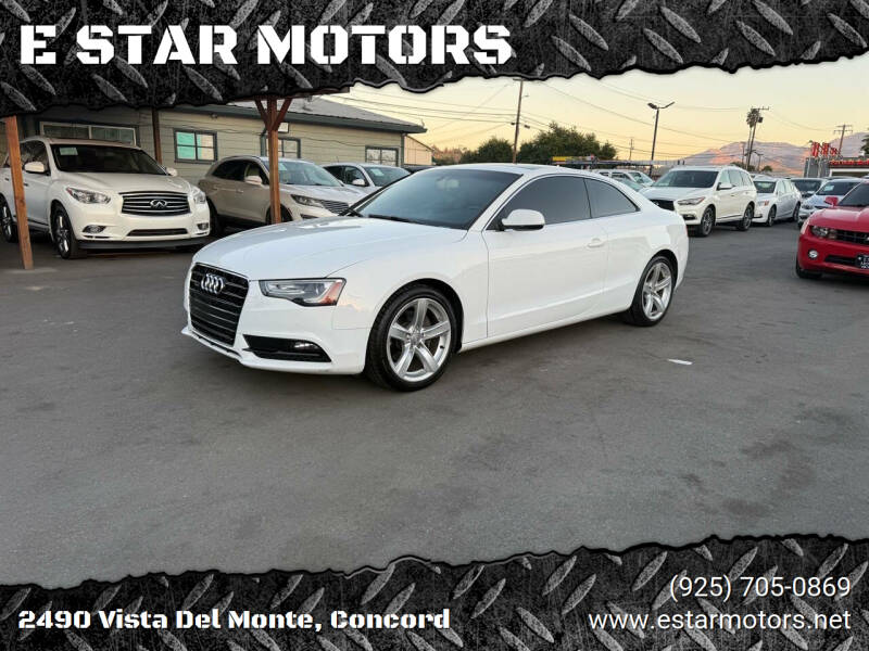 2013 Audi A5 for sale at E STAR MOTORS in Concord CA