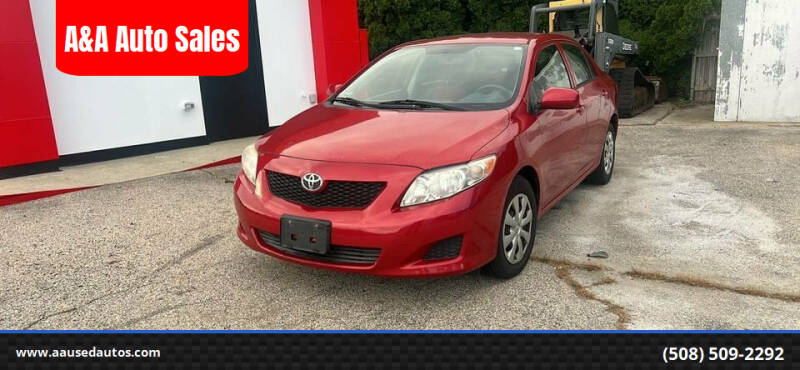 2010 Toyota Corolla for sale at A&A Auto Sales in Fairhaven MA