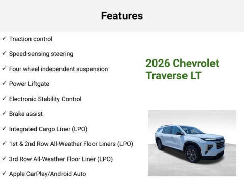 2026 Chevrolet Traverse LT