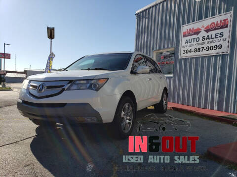 2008 Acura MDX for sale at In & Out Used Auto Sales in Bluefield WV