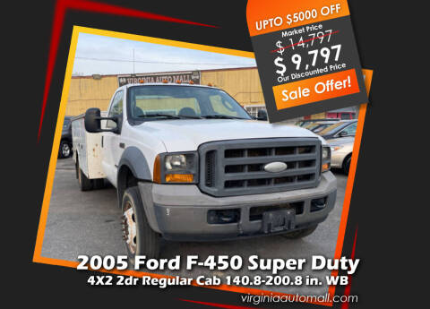 2005 Ford F-450 Super Duty for sale at Virginia Auto Mall in Woodford VA