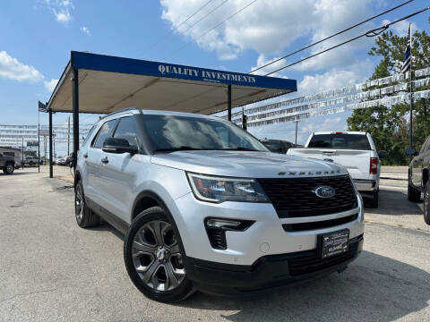 2018 Ford Explorer for sale at Quality Investments in Tyler TX