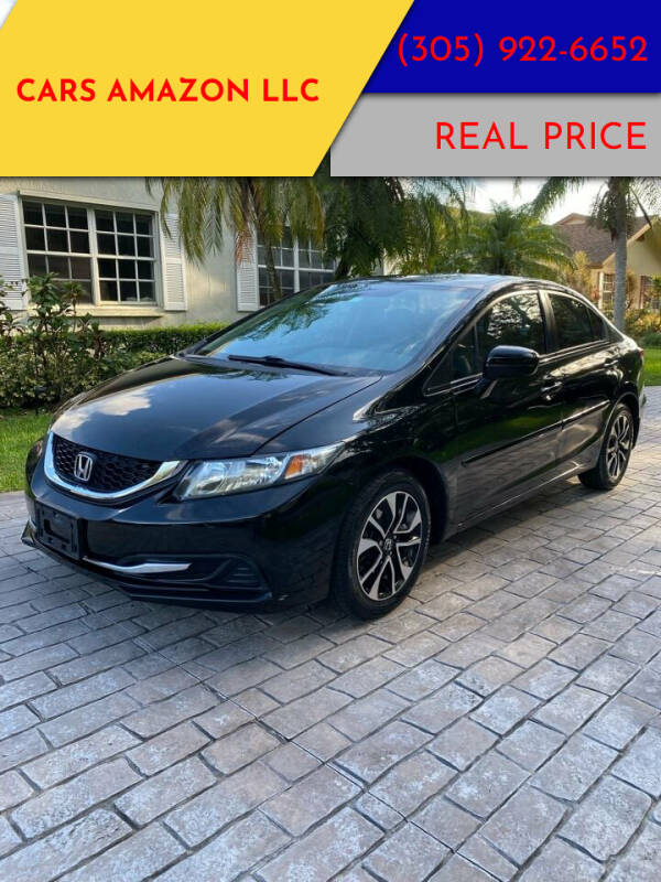 2014 Honda Civic for sale at CARS AMAZON LLC in Miami FL