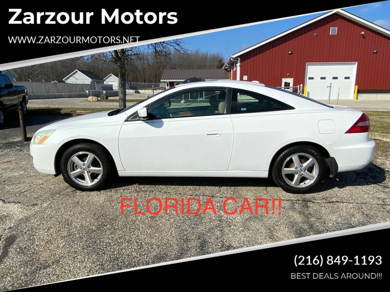 2004 Honda Accord for sale at Zarzour Motors in Chesterland OH