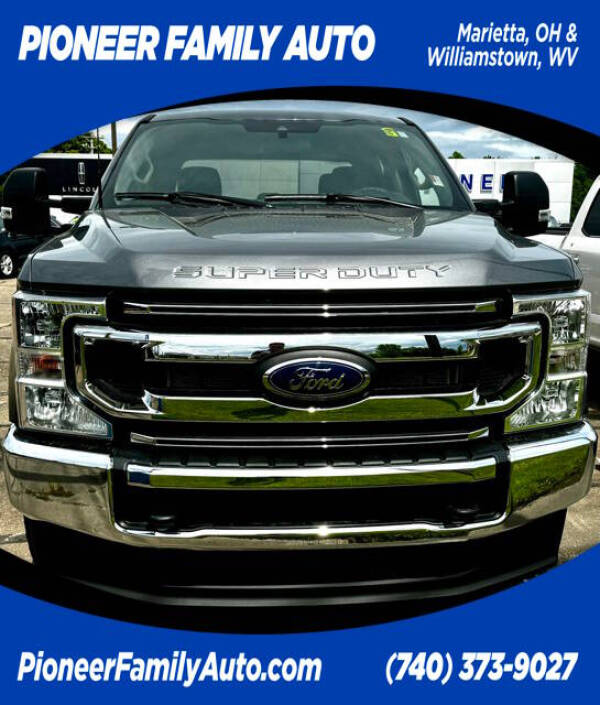 Used 2022 Ford F-250 Super Duty XLT with VIN 1FT7W2BT7NEG27062 for sale in Williamstown, WV