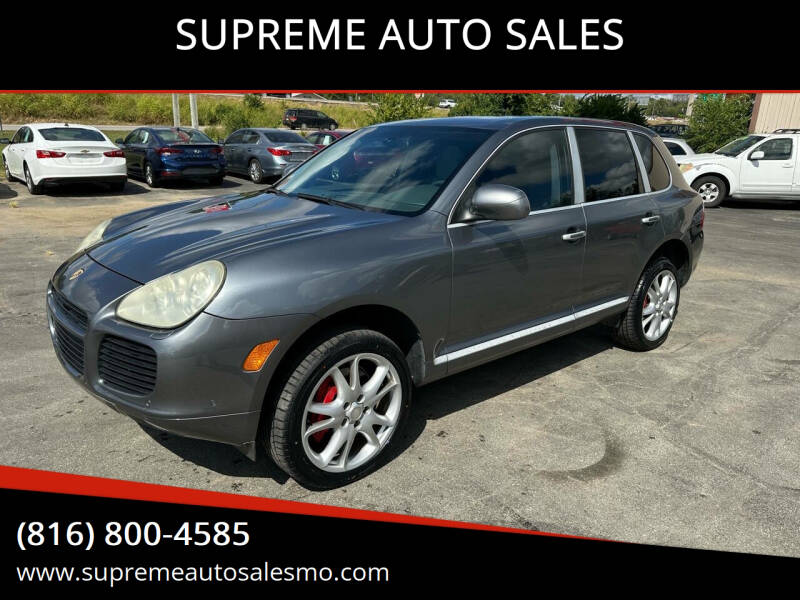 2005 Porsche Cayenne for sale at SUPREME AUTO SALES in Grandview MO