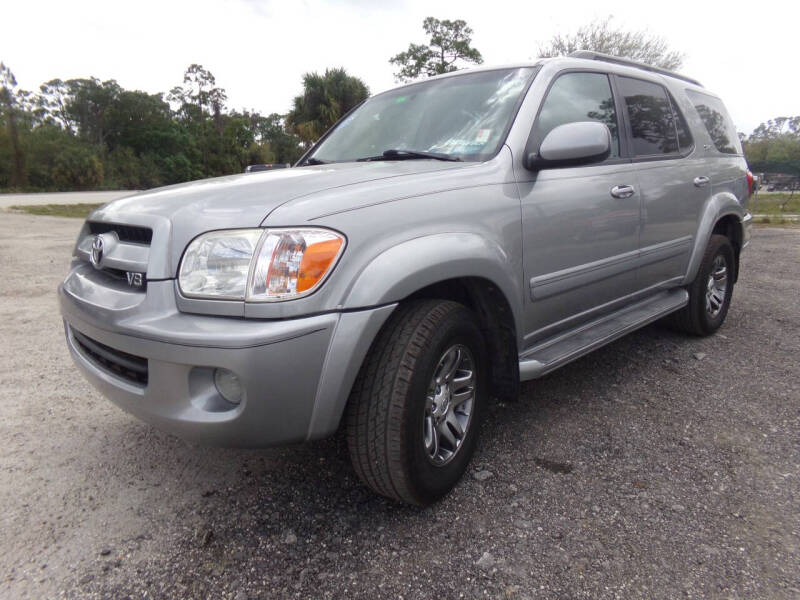 2007 Toyota Sequoia for sale at M & M AUTO BROKERS INC in Okeechobee FL