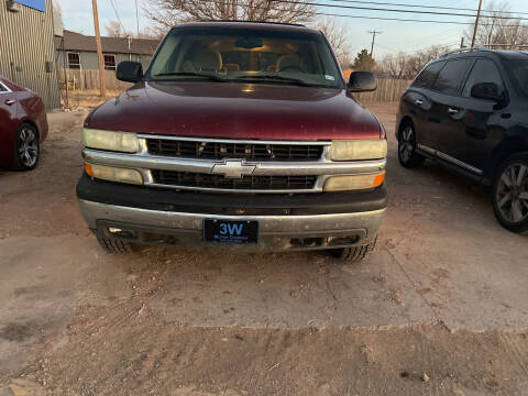 2002 Chevrolet Suburban for sale at 3W Motor Company in Fritch TX