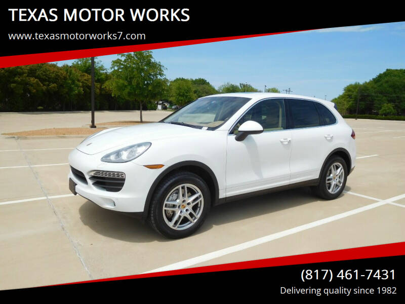 2013 Porsche Cayenne for sale at TEXAS MOTOR WORKS in Arlington TX