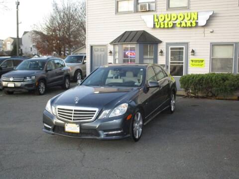 2012 Mercedes-Benz E-Class for sale at Loudoun Used Cars in Leesburg VA
