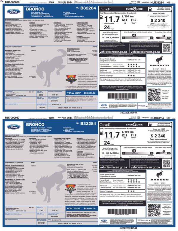 2022 Ford Bronco Big Bend