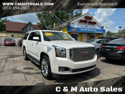 2016 GMC Yukon XL for sale at C & M Auto Sales in Detroit MI