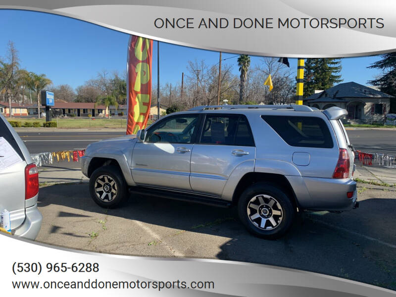 2005 Toyota 4Runner for sale at Once and Done Motorsports in Chico CA