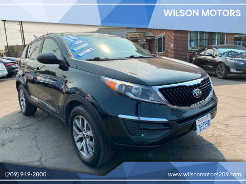 2014 Kia Sportage for sale at WILSON MOTORS in Stockton CA