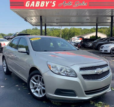 2013 Chevrolet Malibu for sale at GABBY'S AUTO SALES in Valparaiso IN