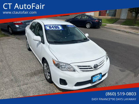 2013 Toyota Corolla for sale at CT AutoFair in West Hartford CT