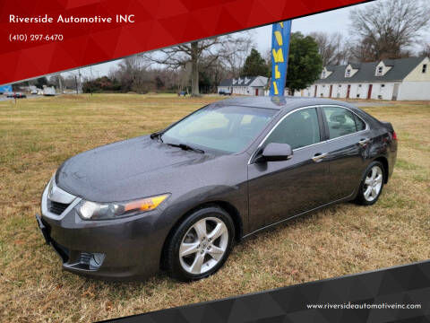 2009 Acura TSX for sale at Riverside Automotive INC in Aberdeen MD