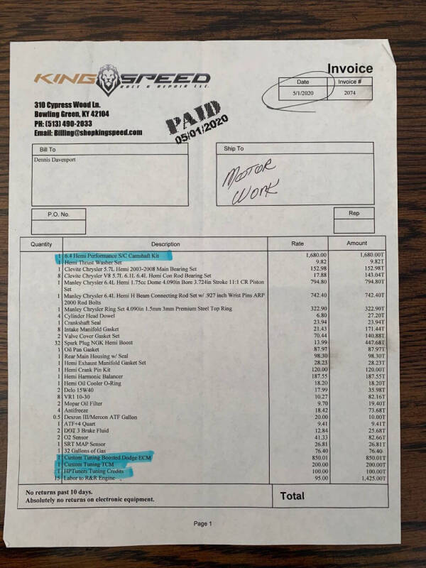 2014 Dodge Challenger SRT8 Core