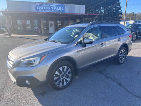 2015 Subaru Outback for sale at Greenbrier Auto Sales in Greenbrier AR