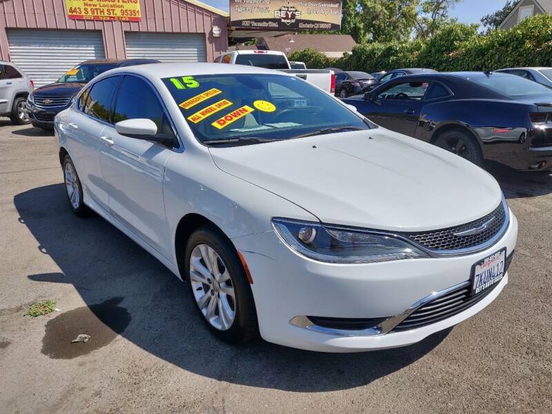 2015 Chrysler 200 for sale at Rey's Auto Sales in Stockton CA