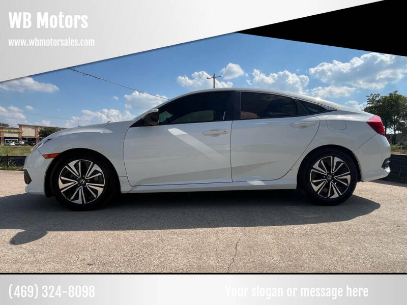 2018 Honda Civic for sale at WB Motors in Lewisville TX