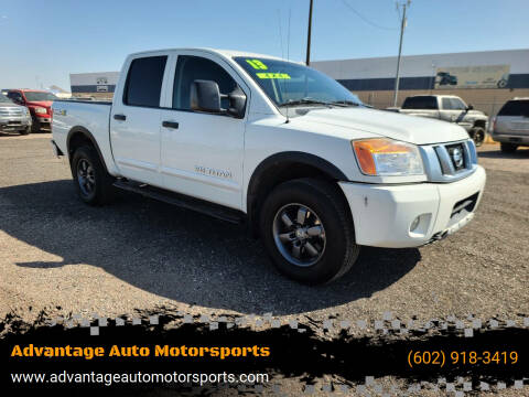 2013 Nissan Titan for sale at Advantage Auto Motorsports in Phoenix AZ