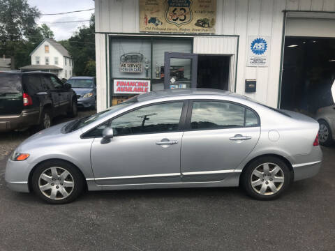 2007 Honda Civic for sale at Accurate Automotive Services in Erving MA