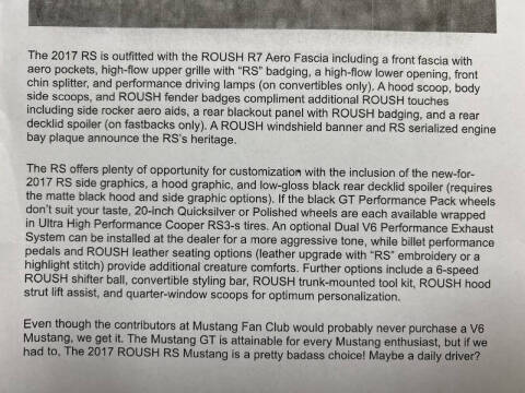 2015 Ford Mustang V6