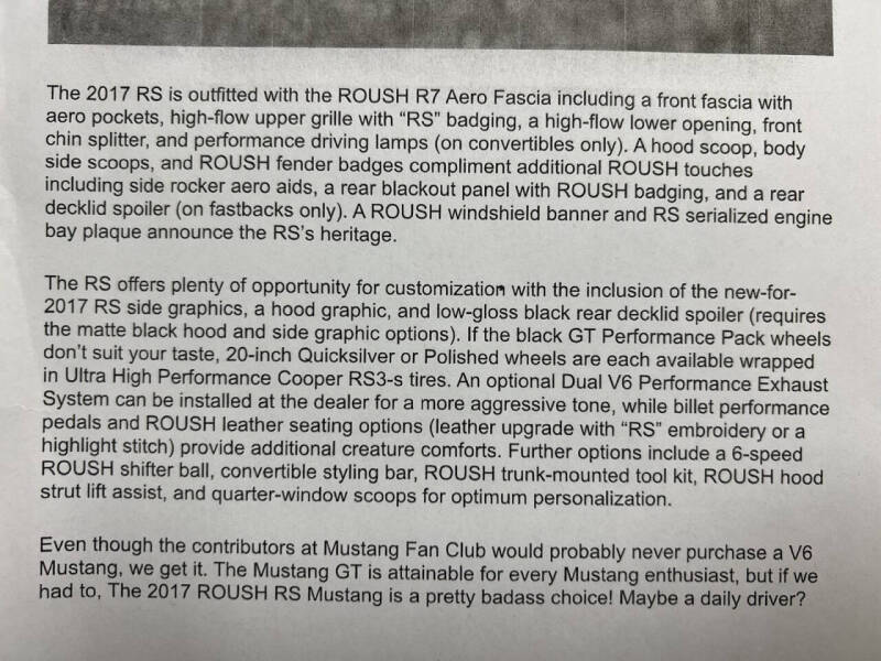 2015 Ford Mustang V6