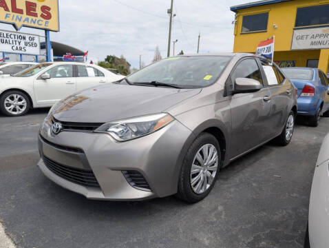 2016 Toyota Corolla for sale at Bond Auto Sales of St Petersburg in Saint Petersburg FL