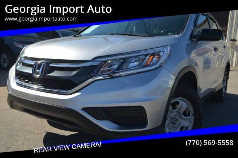 2016 Honda CR-V for sale at Georgia Import Auto in Alpharetta GA