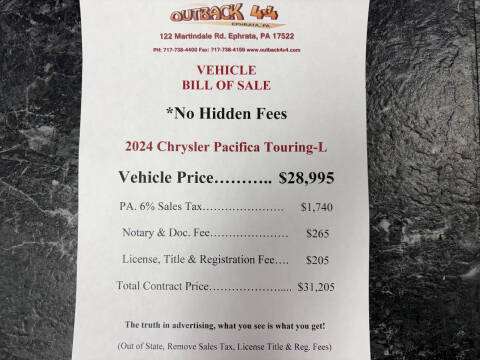 2024 Chrysler Pacifica Touring L