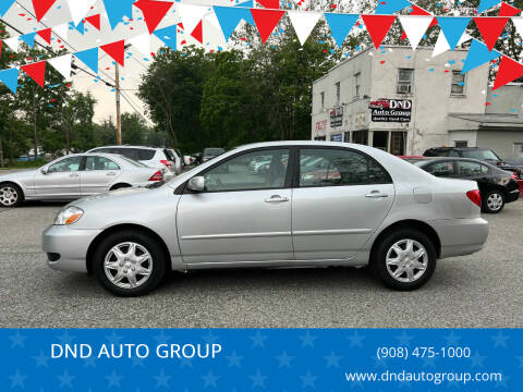 2005 Toyota Corolla for sale at DND AUTO GROUP in Belvidere NJ
