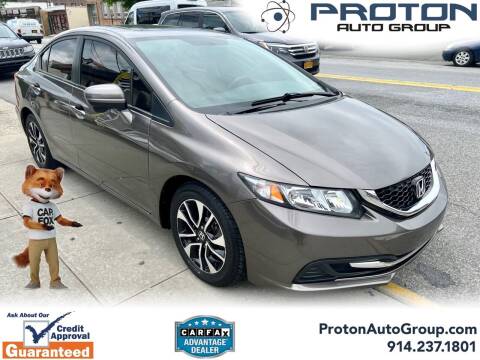 2015 Honda Civic for sale at Proton Auto Group in Yonkers NY