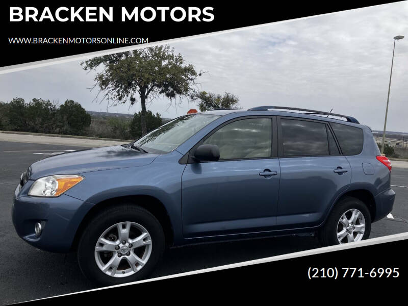 2012 Toyota RAV4 for sale at BRACKEN MOTORS in San Antonio TX